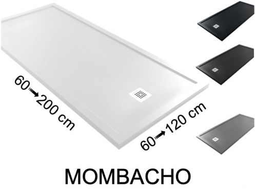 Duschwanne mit berlaufschutzkanten - MOMBACHO 100